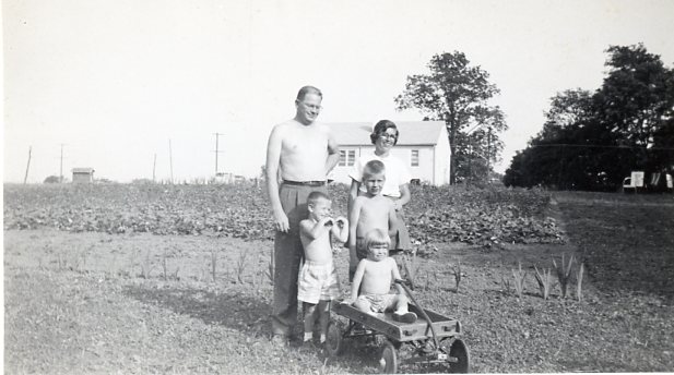 John, Kenneth, Gladys, David and Sheila Nyce